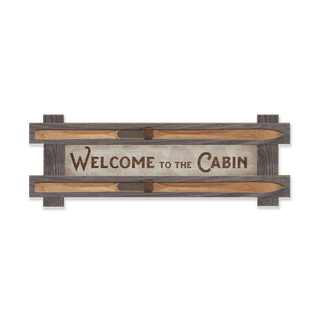 Welcome to the Cabin: Generic - Framed Wall Decor Framed Art Old Wood Signs