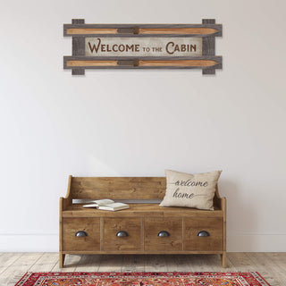 Welcome to the Cabin: Generic - Framed Wall Decor Framed Art Meissenburg Designs