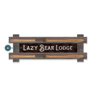 Welcome to the Lodge: Personalized - Framed Wall Decor Framed Art Meissenburg Designs