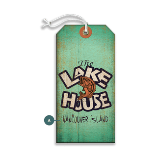 The Lake House - Luggage Tag Luggage Tag Wall Art Meissenburg Designs