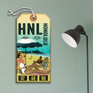 Honolulu: Beach Day Vibes - Luggage Tag Luggage Tag Meissenburg Designs