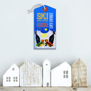 Ski Lift Ticket - Luggage Tag Luggage Tag Meissenburg Designs