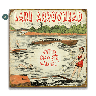 Water Sports Galore - Wood & Metal Wall Art Wood & Metal Signs Old Wood Signs