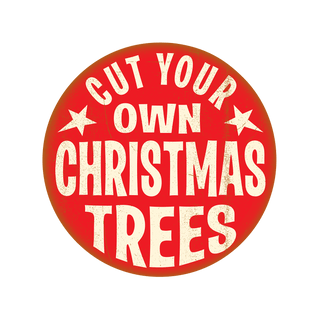 Cut Your Own Christmas Trees - Metal Wall Art Wood & Metal Signs Marty Mummert Studio