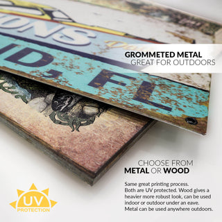 Material Information Image for Wood and Metal Wall Art