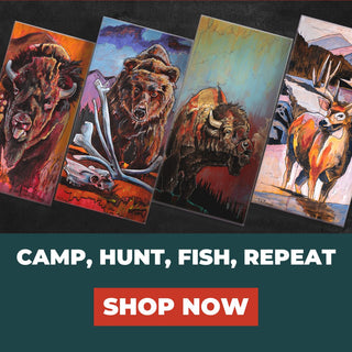 Camp, Hunt, Fish, Repeat home page slider for wall art decor