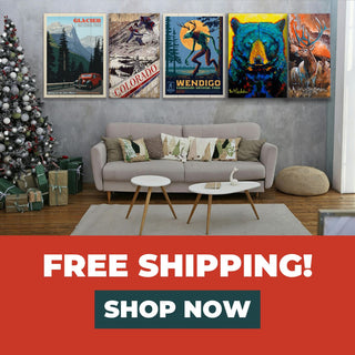 free shipping holiday gifting home page slider for oldwoodsigns.com wall art decor