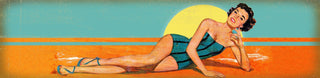 Beach and Pool landing page banner image with example artwork.
