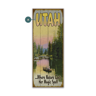 Where Nature Casts Her Magic Spell - Wood & Metal Wall Art Wood & Metal Signs Old Wood Signs