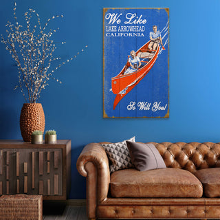 Leisure on the Lake - Wood & Metal Wall Art Wood & Metal Wall Art Meissenburg Designs