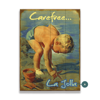 Carefree Seashore - Wood & Metal Wall Art Wood & Metal Signs Meissenburg Designs