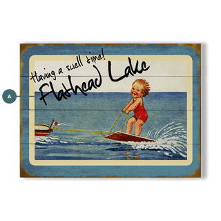 A Swell Time! - Wood & Metal Wall Art Wood & Metal Signs Old Wood Signs
