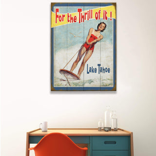 For the Thrill of It - Wood & Metal Wall Art Wood & Metal Signs Old Wood Signs