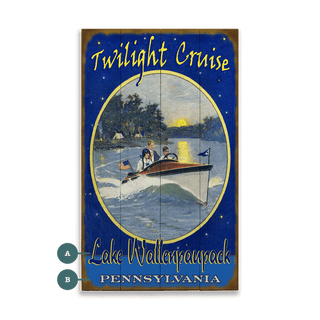 Twilight Cruise - Wood & Metal Wall Art Wood & Metal Wall Art Meissenburg Designs