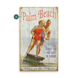 Play in the Wake - Wood & Metal Wall Art Wood & Metal Signs Old Wood Signs