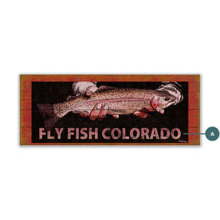 River's Bounty: Celebrating the Art of Fly Fishing - Wood & Metal Wall Art Wood & Metal Signs Ed Anderson