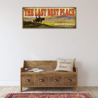 The Last Best Place - Wood & Metal Wall Art Wood & Metal Wall Art Meissenburg Designs