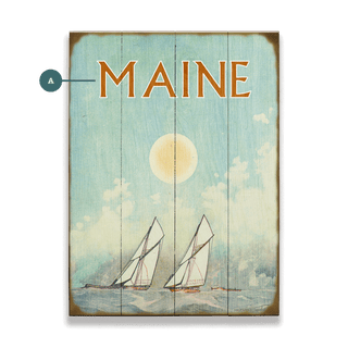 Sun-Kissed Sails - Wood & Metal Wall Art Wood & Metal Wall Art Meissenburg Designs