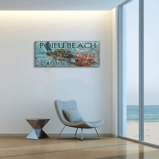 A Sea Turtle's Adventure - Wood & Metal Wall Art Wood & Metal Signs Meissenburg Designs