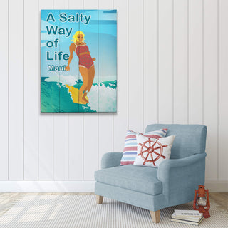 A Salty Way of Life - Wood & Metal Wall Art Wood & Metal Signs Meissenburg Designs