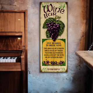 Wine Bar: Generic - Wood & Metal Wall Art Wood & Metal Signs Old Wood Signs