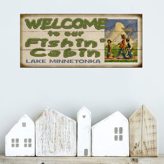 Goin' Fishing - Wood & Metal Wall Art Wood & Metal Signs Meissenburg Designs