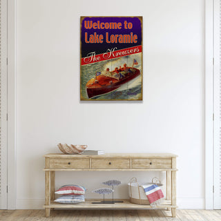 Red, White, and Blue Boaters (3 Lines) - Wood & Metal Wall Art Wood & Metal Signs Old Wood Signs
