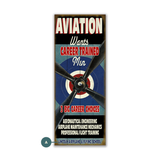 Aviation Career Training - Wood & Metal Wall Art Wood & Metal Signs Old Wood Signs