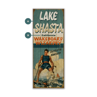 Wakeboard Wizardry - Wood & Metal Wall Art Wood & Metal Signs Old Wood Signs