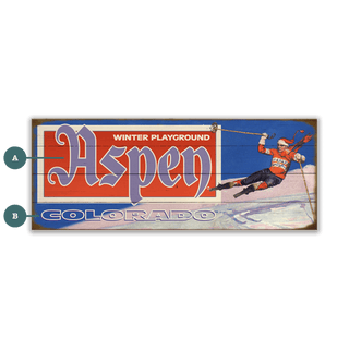 Winter Playground - Wood & Metal Wall Art Wood & Metal Signs Old Wood Signs