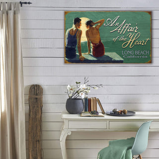 An Affair of the Heart - Wood & Metal Wall Art Wood & Metal Signs Old Wood Signs