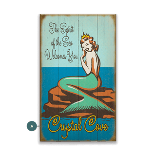 The Spirit of the Sea - Wood & Metal Wall Art Wood & Metal Signs Anderson Design Group