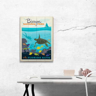Biscayne National Park - Wood Plank Wall Art Wood & Metal Signs Anderson Design Group