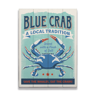 Blue Crab Traditions: Generic - Wood & Metal Wall Art Wood & Metal Signs Anderson Design Group