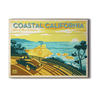 Coastal California- Wood & Metal Wall Art Wood & Metal Signs Anderson Design Group