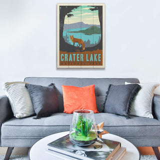 Crater Lake: Foxy - Wood Plank Wall Art Wood & Metal Signs Anderson Design Group