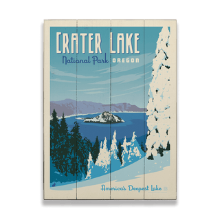 Crater Lake: Oregon’s Crown Jewel - Wood Plank Wall Art Wood & Metal Signs Anderson Design Group