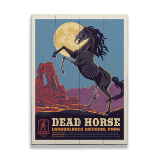 Dead Horse: Canyonland's Phantom Herd - Wood Plank Wall Art Wood & Metal Signs Anderson Design Group