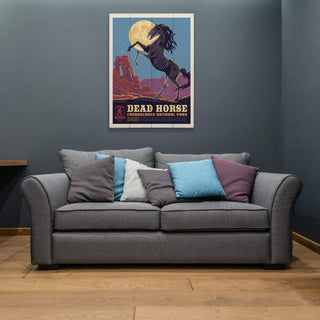 Dead Horse: Canyonland's Phantom Herd - Wood Plank Wall Art Wood & Metal Signs Anderson Design Group