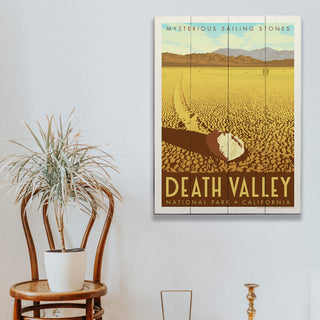 Death Valley National Park - Wood Plank Wall Art Wood & Metal Signs Anderson Design Group
