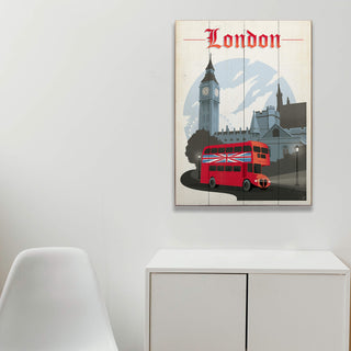 London - Wood & Metal Wall Art Wood & Metal Signs Anderson Design Group