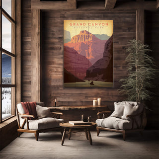 Grand Canyon National Park - Wood Plank Wall Art Wood & Metal Signs Anderson Design Group