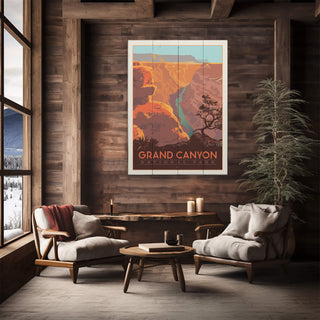 Grand Canyon National Park - Wood Plank Wall Art Wood & Metal Signs Anderson Design Group