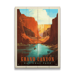 Grand Canyon National Park - Wood Plank Wall Art Wood & Metal Signs Anderson Design Group