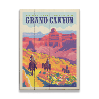 Grand Canyon National Park - Wood Plank Wall Art Wood & Metal Signs Anderson Design Group