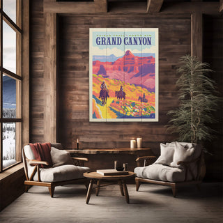 Grand Canyon National Park - Wood Plank Wall Art Wood & Metal Signs Anderson Design Group