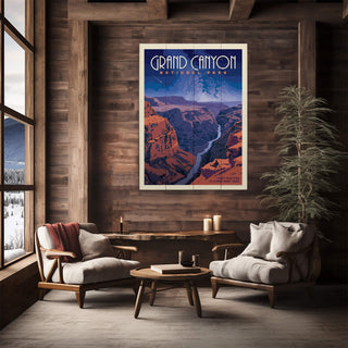 Grand Canyon National Park - Wood Plank Wall Art Wood & Metal Signs Anderson Design Group