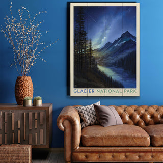 Glacier National Park - Wood Plank Wall Art Wood & Metal Signs Anderson Design Group