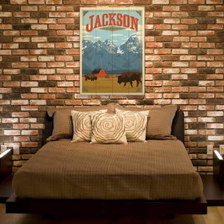 Jackson, Wyoming  - Wood & Metal Wall Art Wood & Metal Signs Anderson Design Group
