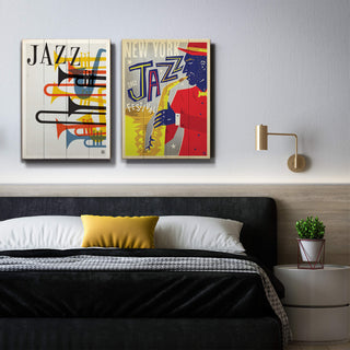 The Art of Jazz - Wood & Metal Wall Art Wood & Metal Signs Anderson Design Group